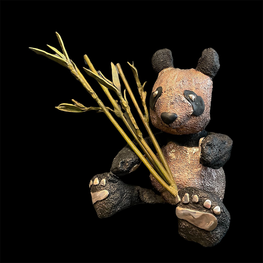 Panda 'Bamboo' 70x45cm